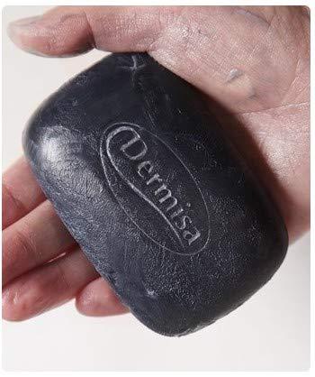Dermisa Dermisa Charcoal Bar | Natural Gentle Cleansing Bar | Contains Activated Charcoal, Coconut Oil, Shea Butter, Vitamin C & Licorice | NO PARABENS, NO SULFATES | 3 OZ (3-Pack)