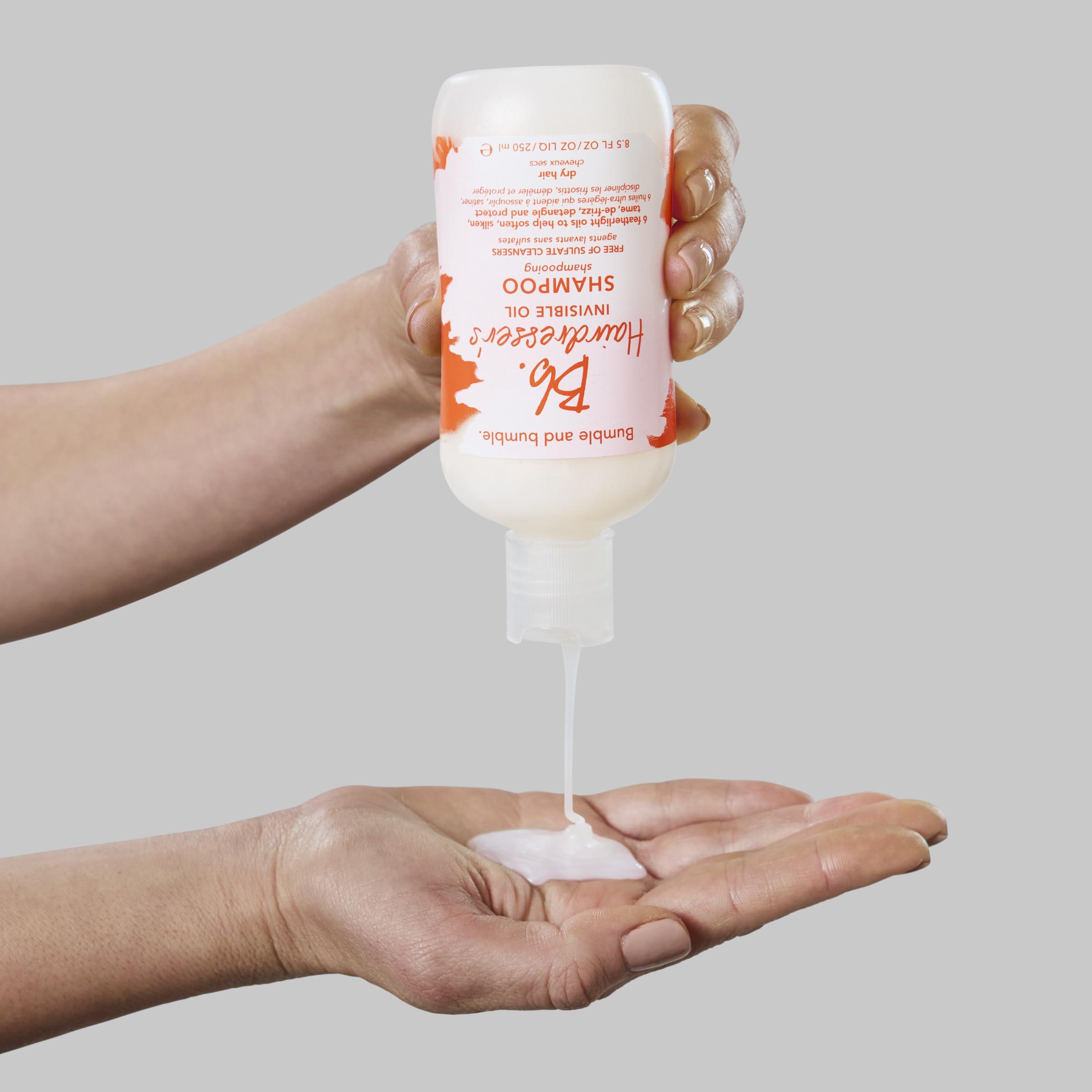 Bumble and bumble Bumble and bumble. Hairdresser's Invisible Oil Hydrating Shampoo | Hydrating, Anti Frizz, Softening, Color Safe | Curly, Wavy, Straight | With Argan Oil, Coconut Oil + Grapeseed Oil, 8.5 Fl Oz