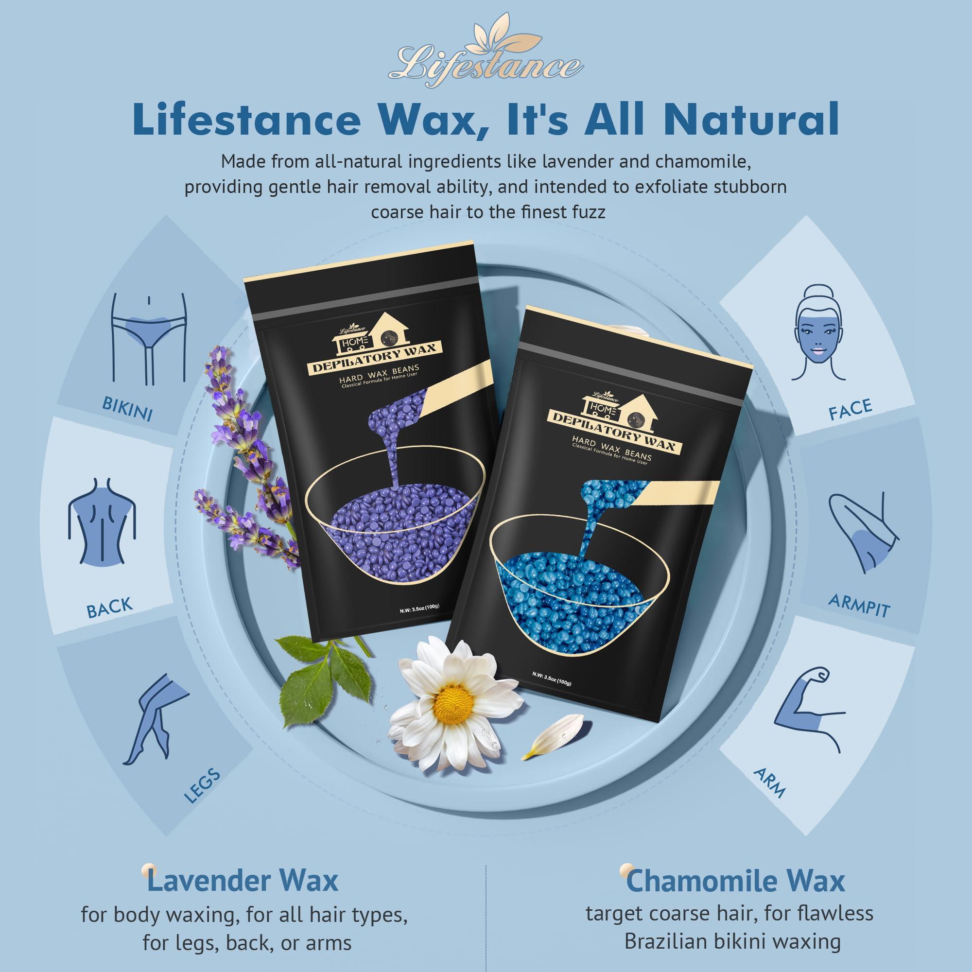 Lifestance Lifestance L1 Wax Warmer Hair Removal Kit + 1LB Pearl-White Wax Beads