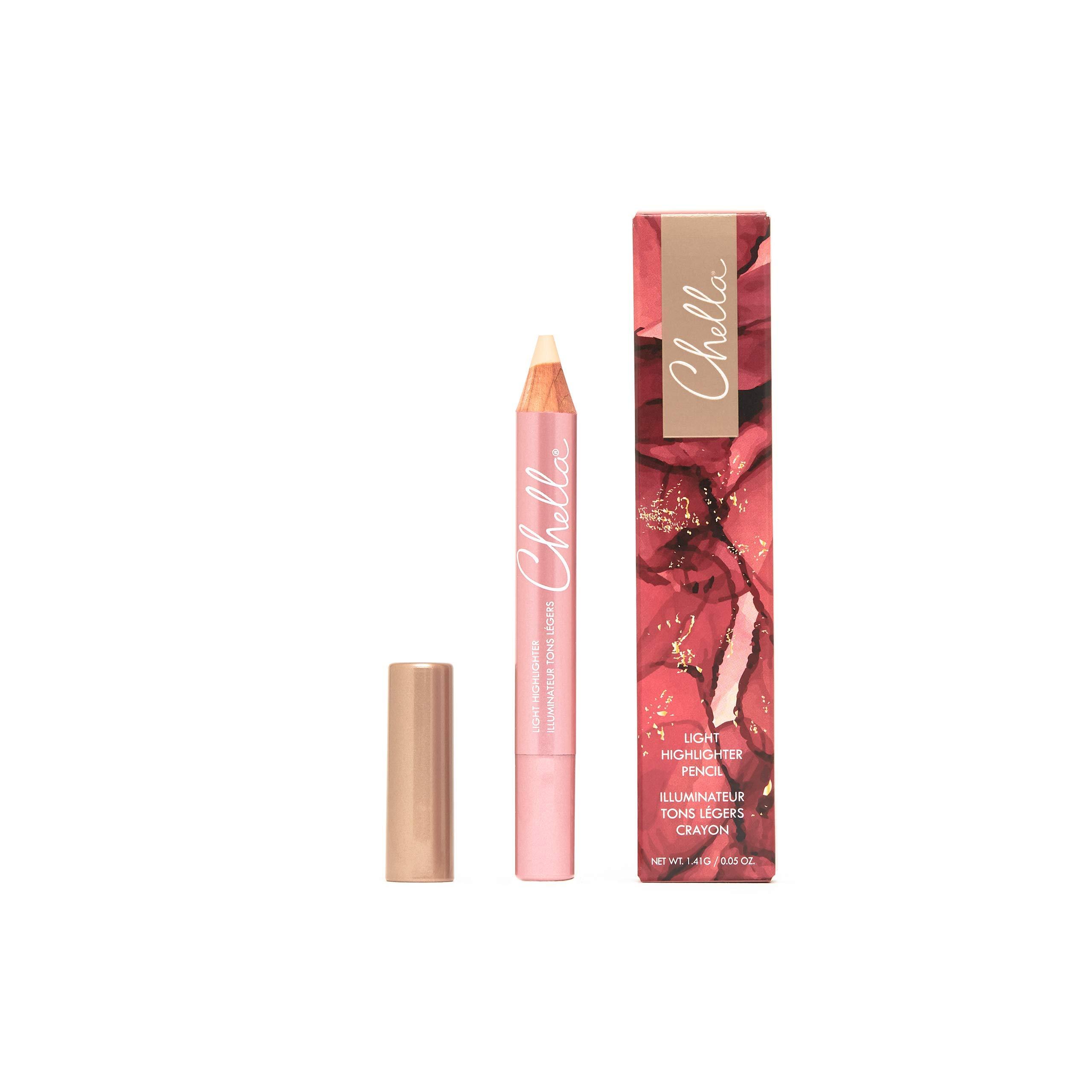 Chella Chella Highlighter Makeup Pencil - Vegan, Cruelty Free, Paraben Free, Gluten Free - Use as a Highlighter, Concealer and Under Eye Liner (Light Matte)