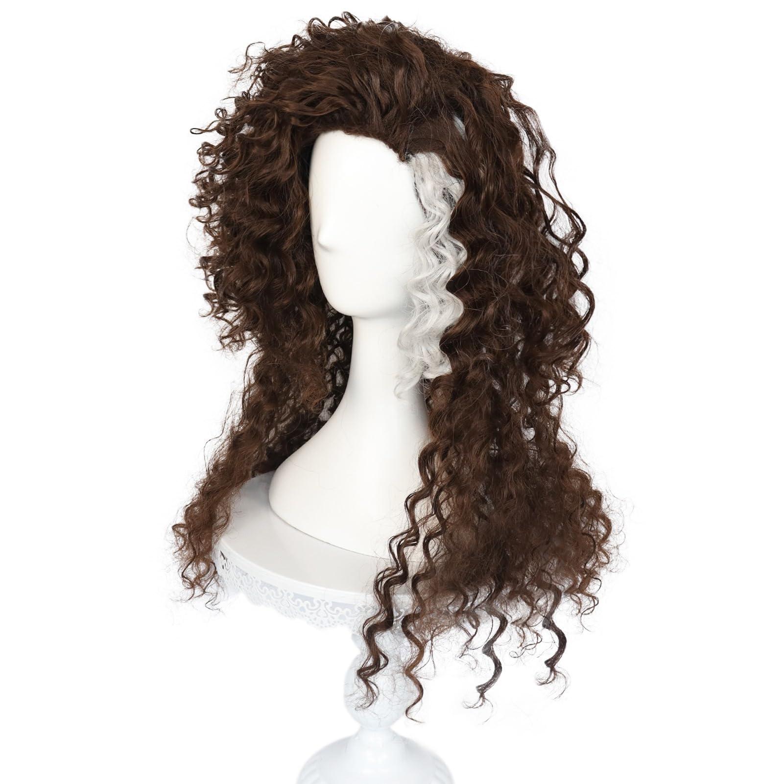 Soyusunny Soyusunny Bellatrix Lestrange Cosplay Wigs Halloween Party Costume for Women Men (Dark)