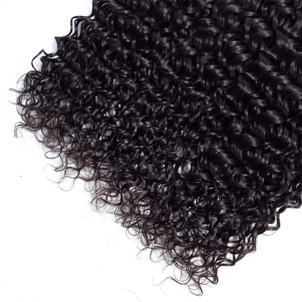 Odir Odir Water Wave Human Hair 1 Bundle 30 Inch Unprocessed 9A Brazilian Wat and Wavy Virgin Hair Bundles Curly Hair Weft 100g Natural Color