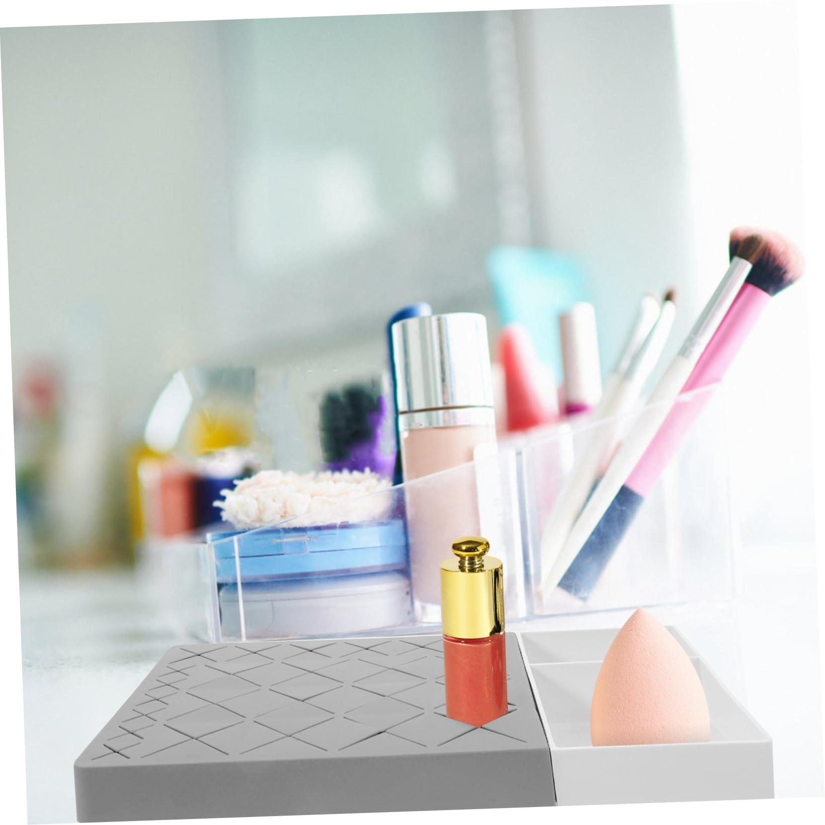 IWOWHERO IWOWHERO Lipstick Display Stand Cosmetic Organizer Rack for Lipstick and Lip Gloss Storage Stylish Makeup Rack for Vanity and Dresser