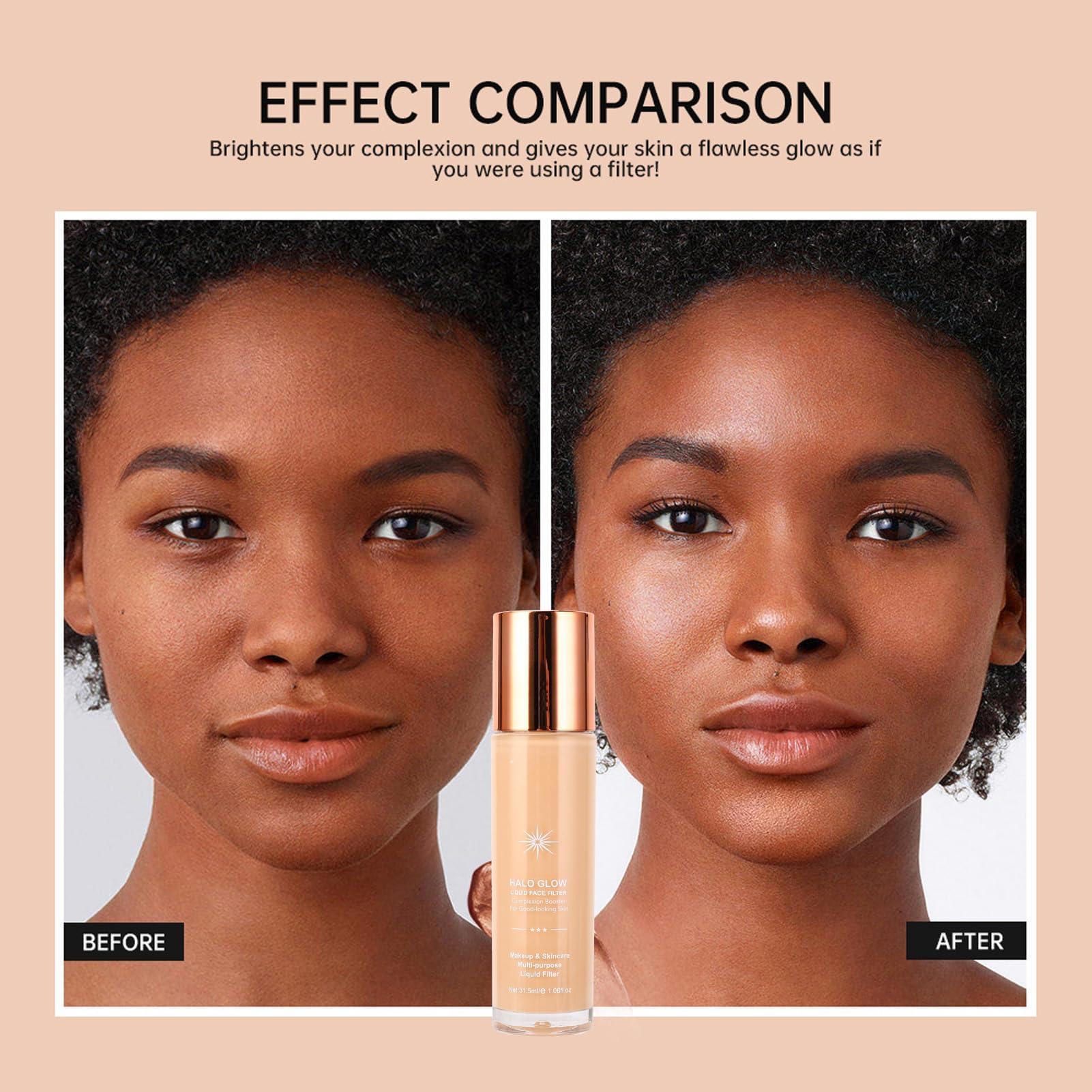 Generic Liquid Highlighter, Liquid Luminizer Water Like Texture 31.5ml Sweat Proof Refreshing for Makeup (#2)