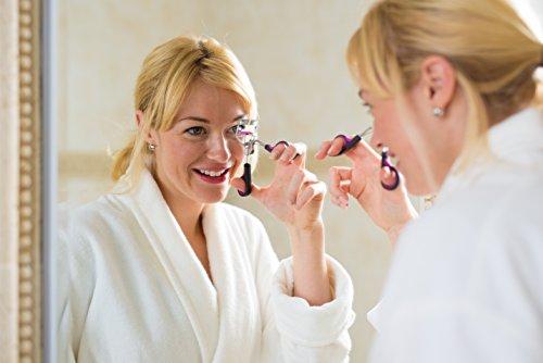 Majestic Bombay Precision Eyelash Curler - By Majestic Bombay - Professional Eyelash Curler for Longer More Dramatic Sexy Eyelashes That Last All Day - Plus 2 Refill Pads - Lifetime Guarantee.