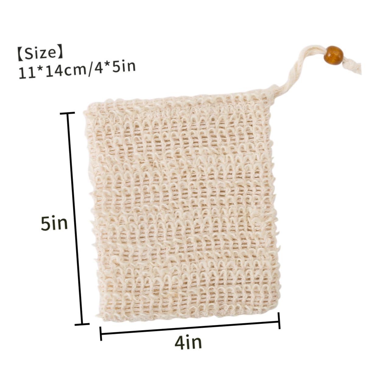 Gogogmee Gogogmee 4pcs Handmade Soap Bag Bar Soap Liquid Soap Travel Soap Dish with Lid Soap Dishes for Bathroom Soap Making Kit Soap Bar Container Cup Foam Soap Face Cleaning Net Cotton Linen White