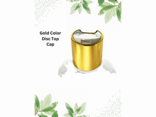 Generic Plastic Bottles 8Oz / 250mL with Disk Top Gold Cap, Pack Of 3 bottles filling Shampoo Conditioner Lotion Oils. PET plastic, BPA free, reusable, Travel Toiletries disinfecting liquid cleaning supplies.