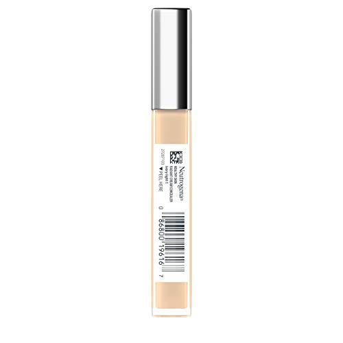 Neutrogena Neutrogena Healthy Skin Radiant Brightening Cream Concealer with Peptides & Vitamin E Antioxidant, Lightweight Perfecting Concealer, Non-Comedogenic, Ivory Light 01 with neutral undertones, 0.24 oz