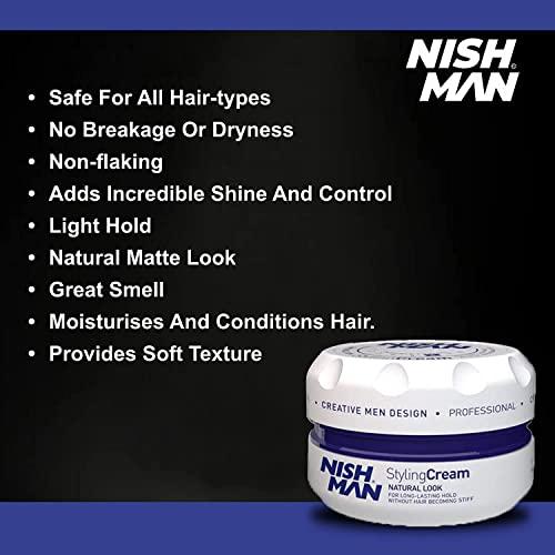 nishman nishman Hair Styling Series (N.6 Cream Wax, 150ml)