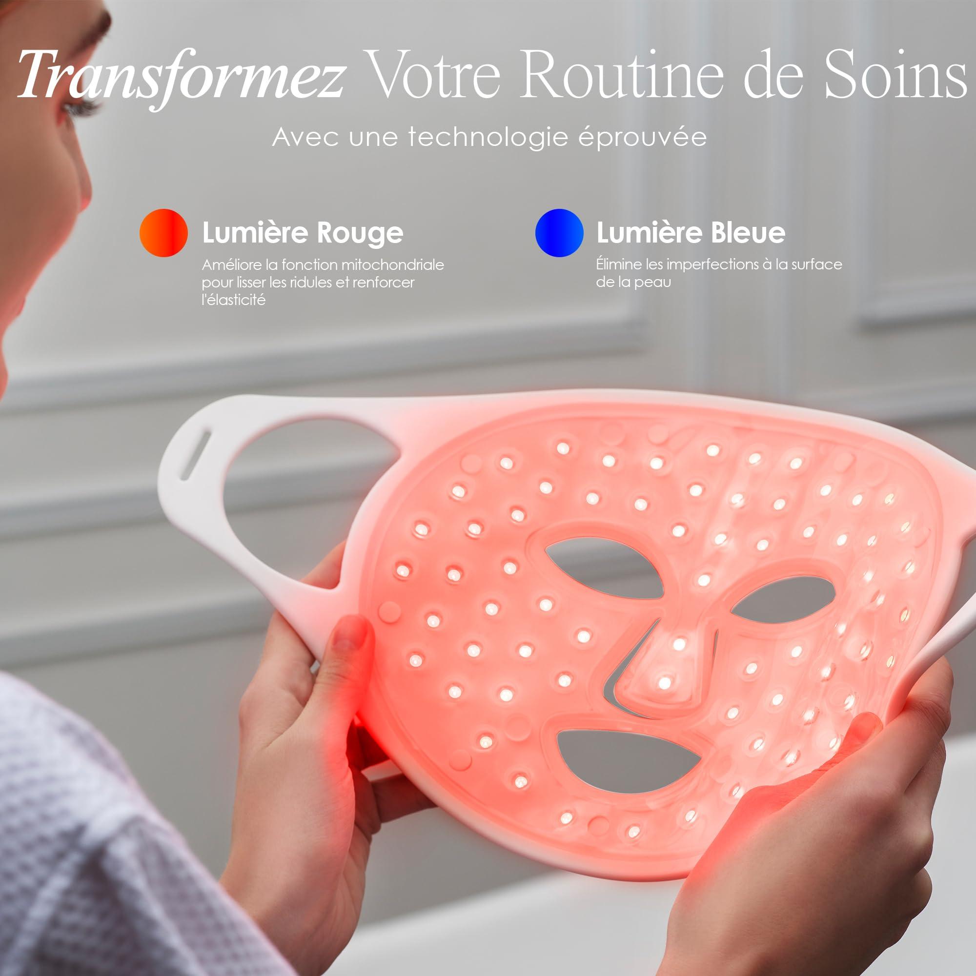 Project E Beauty LED Light Therapy Mask by Project E Beauty | Anti-Aging & Anti-Blemish (Silicone Mask)