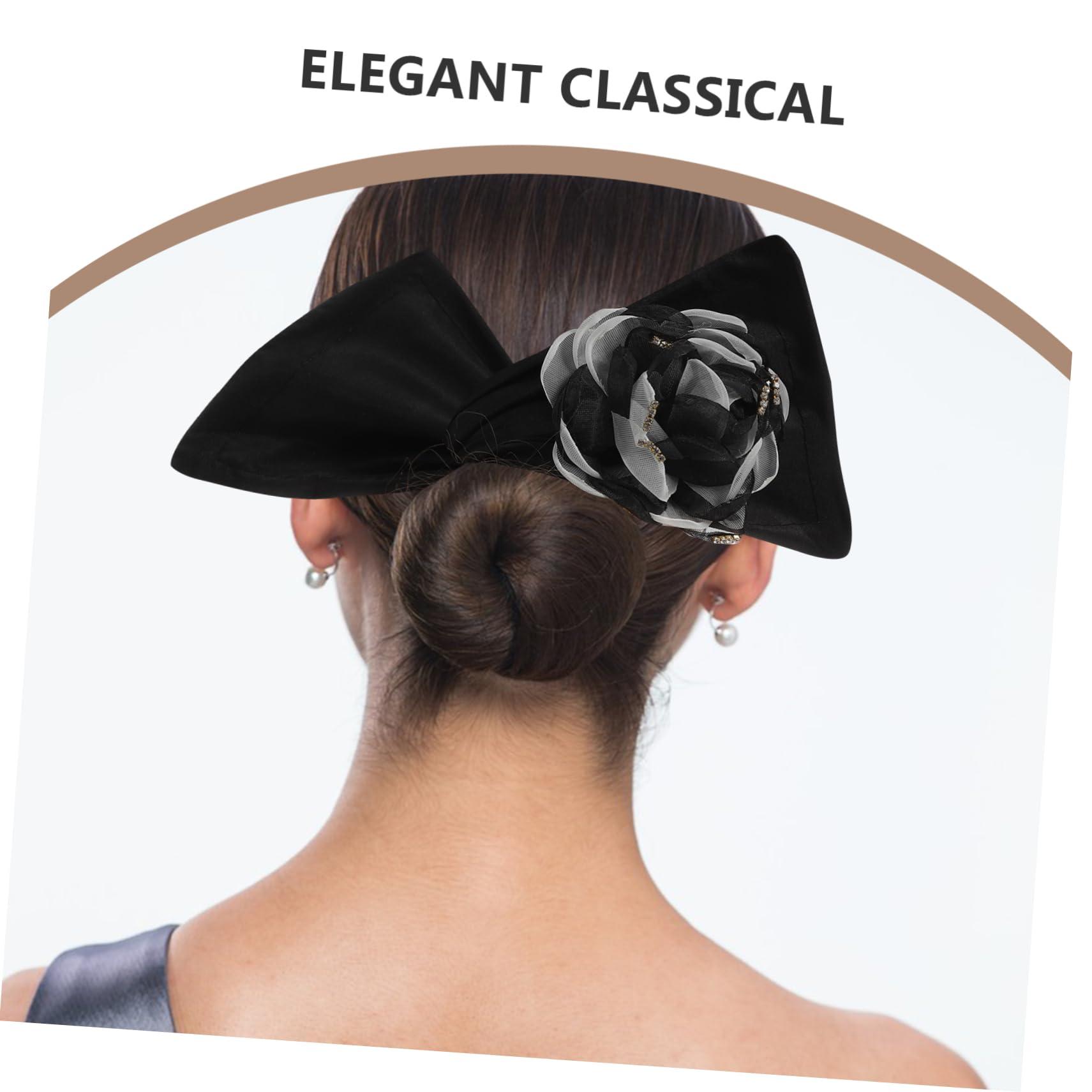 MAGICLULU MAGICLULU 4pcs Floral Hair Bun Maker Hair Donuts Shaper for Easy Hair Styling Ideal Hair Accessories for Elegant Hairstyles Includes Flowers