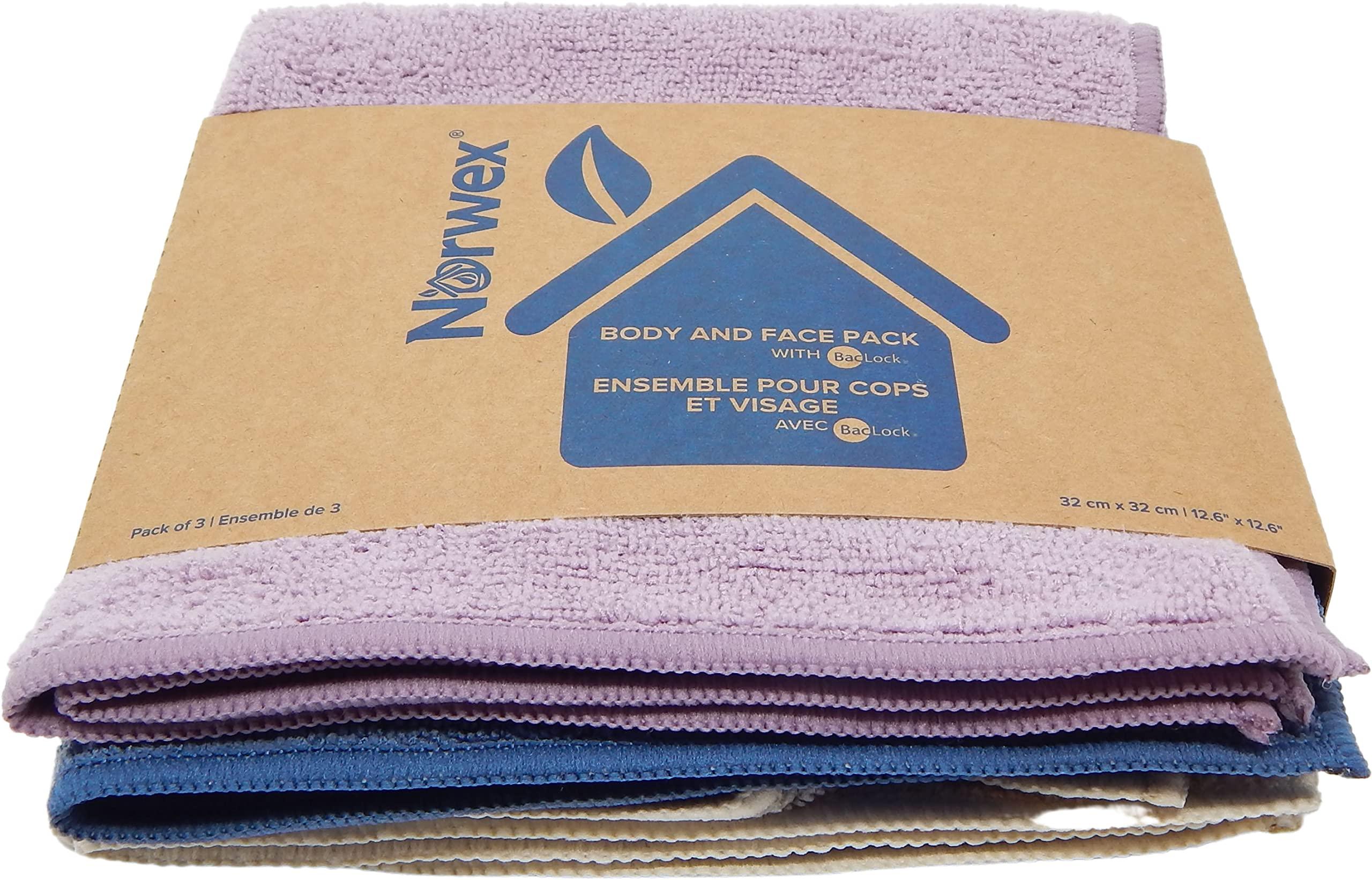 Pink Rhyme Norwex Tranquil Body Pack (Three Cloths: Denim, Lavender, Vanilla)
