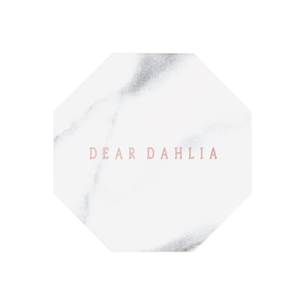 DEARDAHLIA DEAR DAHLIA Paradise Dual Palette Tri-Colored Eyeshadow with Built-in Mirror, FORBIDDEN FIG, Vegan, Cruelty Free, 8 Free Formula, All-in-one Multi-use Palette, Minimal Fallout, 4g