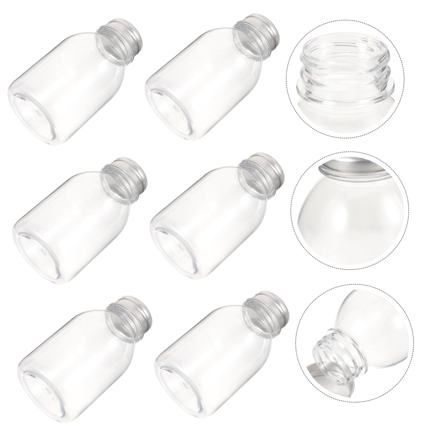 Beatifufu Beatifufu Drink Container 6Pcs mini water bottles reusable bulk mini reusable water bottles bottle sand bottle milk bottle plastic bottle small beverage bottles with cover vial