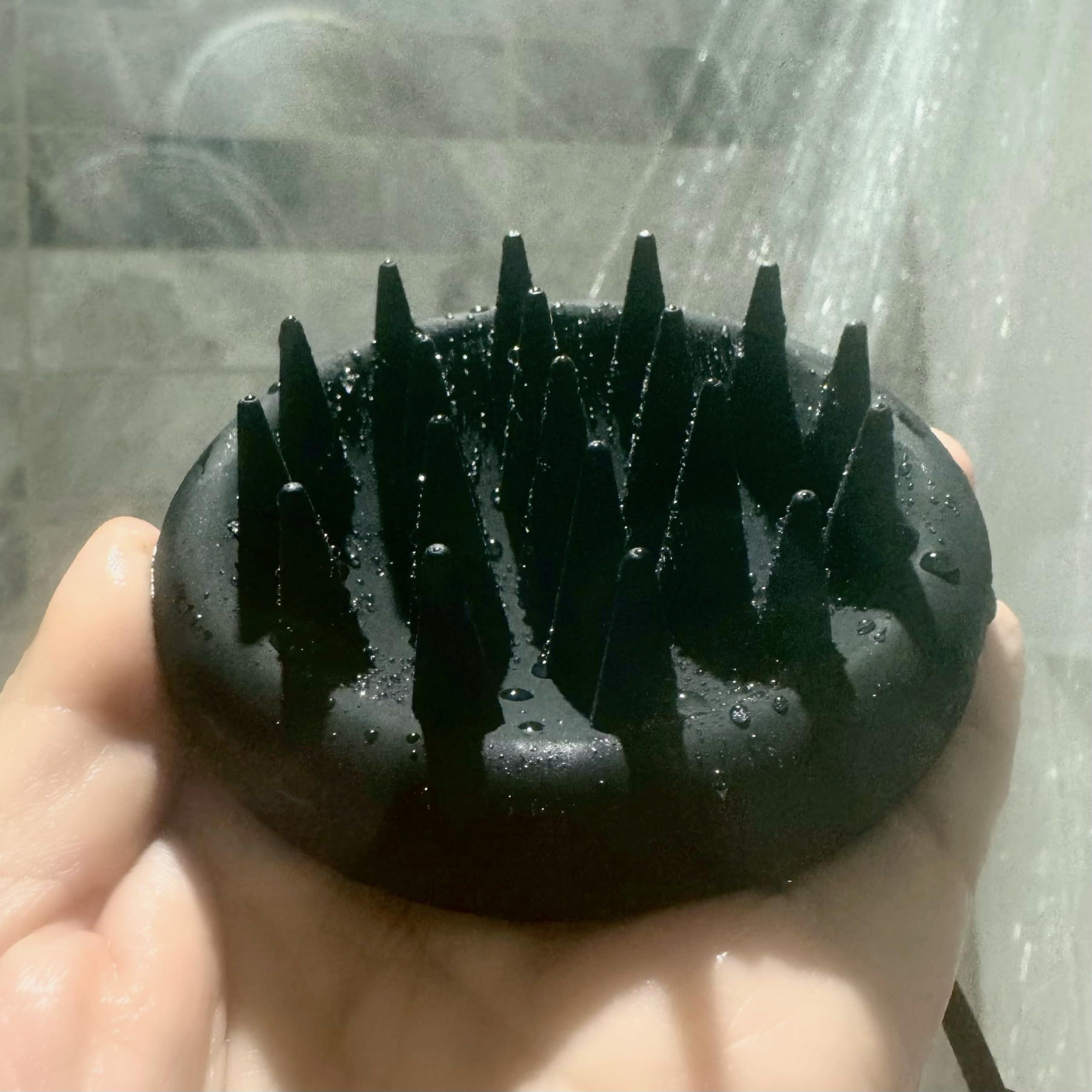 JOYAL BEAUTY JOYAL BEAUTY Organic Castor Oil and 2 Silicone Scalp Massager Shower Brushes Bundle