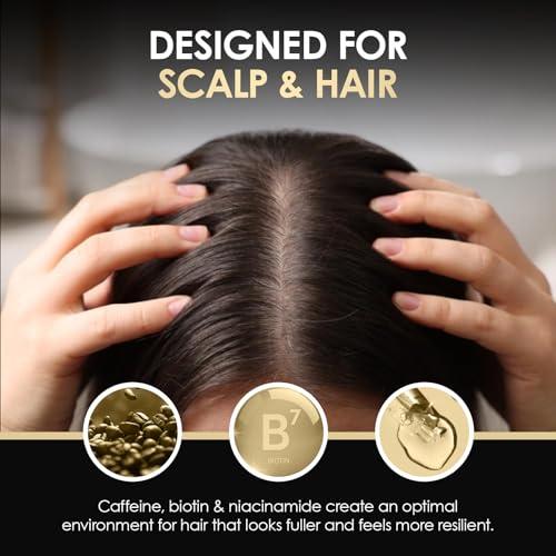 ThickTails ThickTails Stimulating Hair Growth Shampoo for Women | Sulphate-Free Caffeine & Biotin Formula | Encourages Fuller-Looking Hair | Supports Scalp Health | Colour-Safe & Hydrating