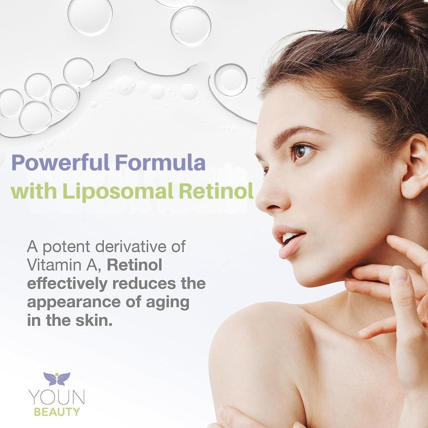 YOUN Beauty YOUN Beauty 2 Minutes 5 Years Younger Skin Care System by Dr. Anthony Youn Anti-Aging Skincare Set: Vitamin C Serum, 2.5% Retinol Moisturizer, Green Tea Facial Cleanser & Wash-Off Exfoliating Cream