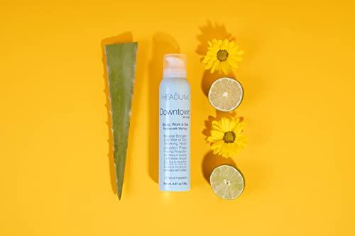 Healium Hair Downtown Gel by Healium Hair 4.67 oz - Color Lock Sunscreen Shield Humidity Control Silk Shine Enhancing Technology – Flexible Hold Product for Men, Women, Curly, Frizzy, Fine, Thin Textures