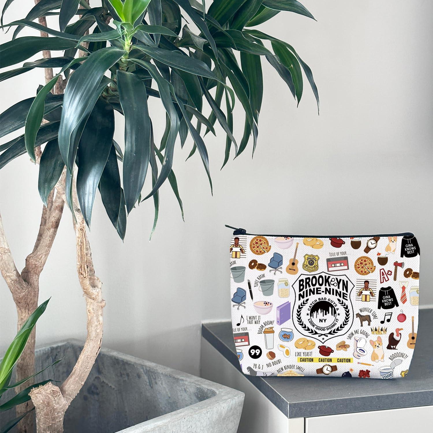 WCGXKO WCGXKO Brooklyn Comedy Tv Show Inspired Gift Tv Show Merchandise Makeup Bag Gift For Fans (brook99)