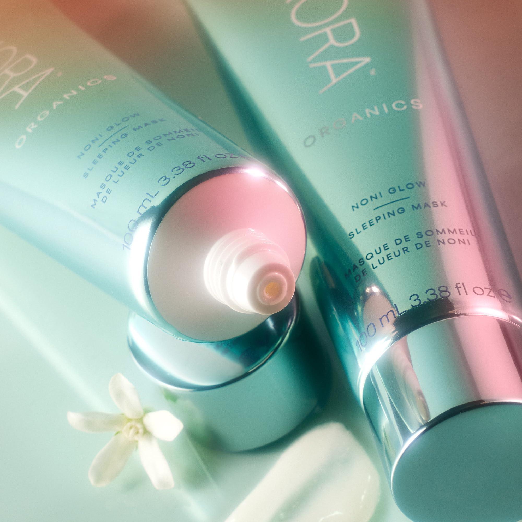 KORA Organics KORA Organics Noni Glow Sleeping Mask, Hydrate & Plump, Certified Organic, Cruelty-Free, 1.01 fl oz