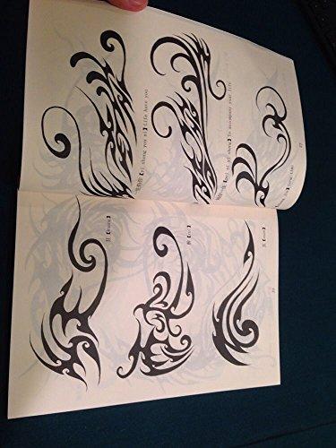 PirateFaceTAT2-Book Chinese Language Tattoo Flash Book Rare Tribal with Meaning TB-043