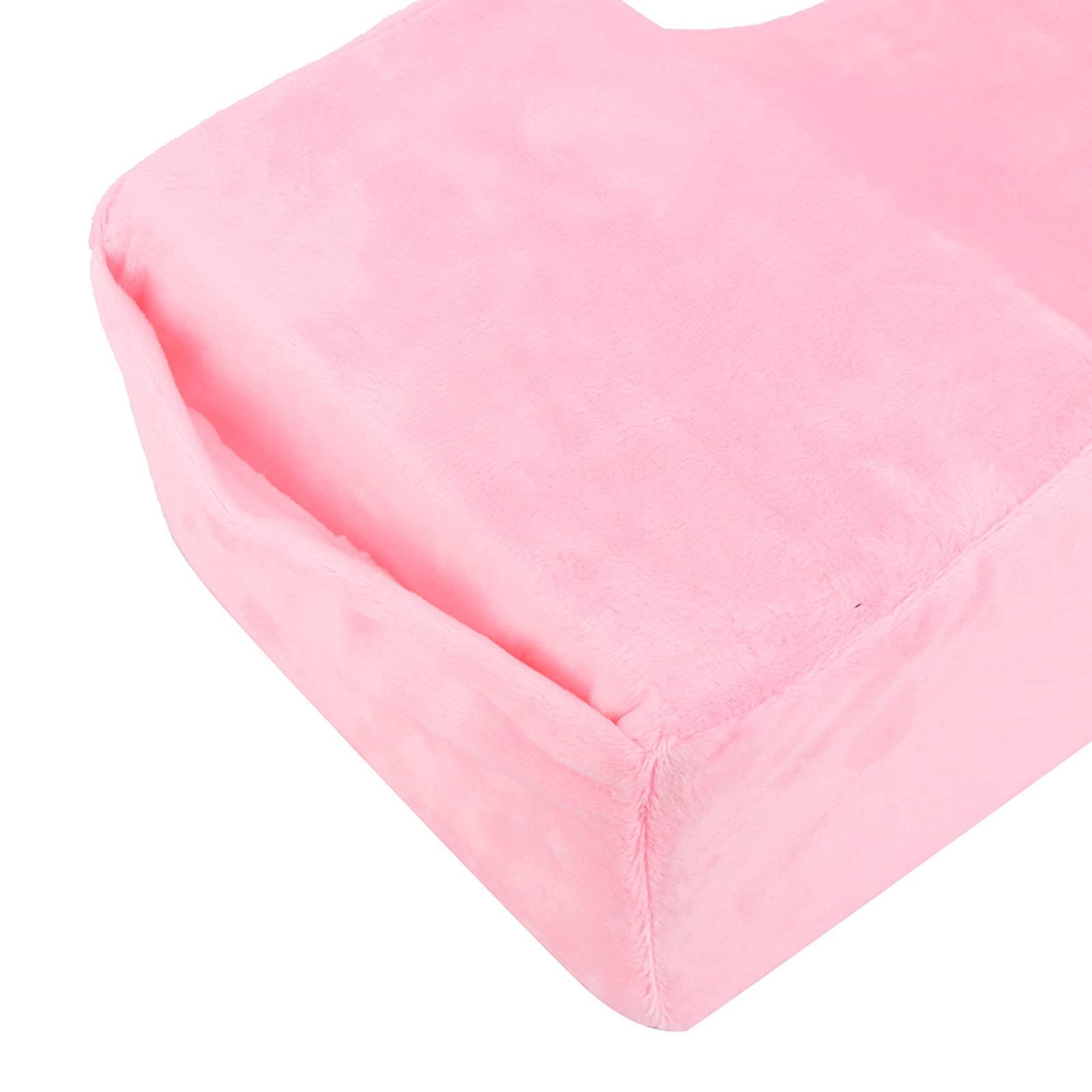 ANKROYU ANKROYU Beauty Salon Eyelash Extension Neck Memory Foam Pillow, Soft Elastic Eyelash Extension Pillow, U Shaped Eyelash Extension Pillow, Lash Pillow for Lash Extensions(Pink)