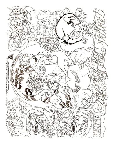 Tattoo Life Boog Gangsta Style Tattoo Flash Set 5 Sheets With Linework, Gangster, 11x14" 3