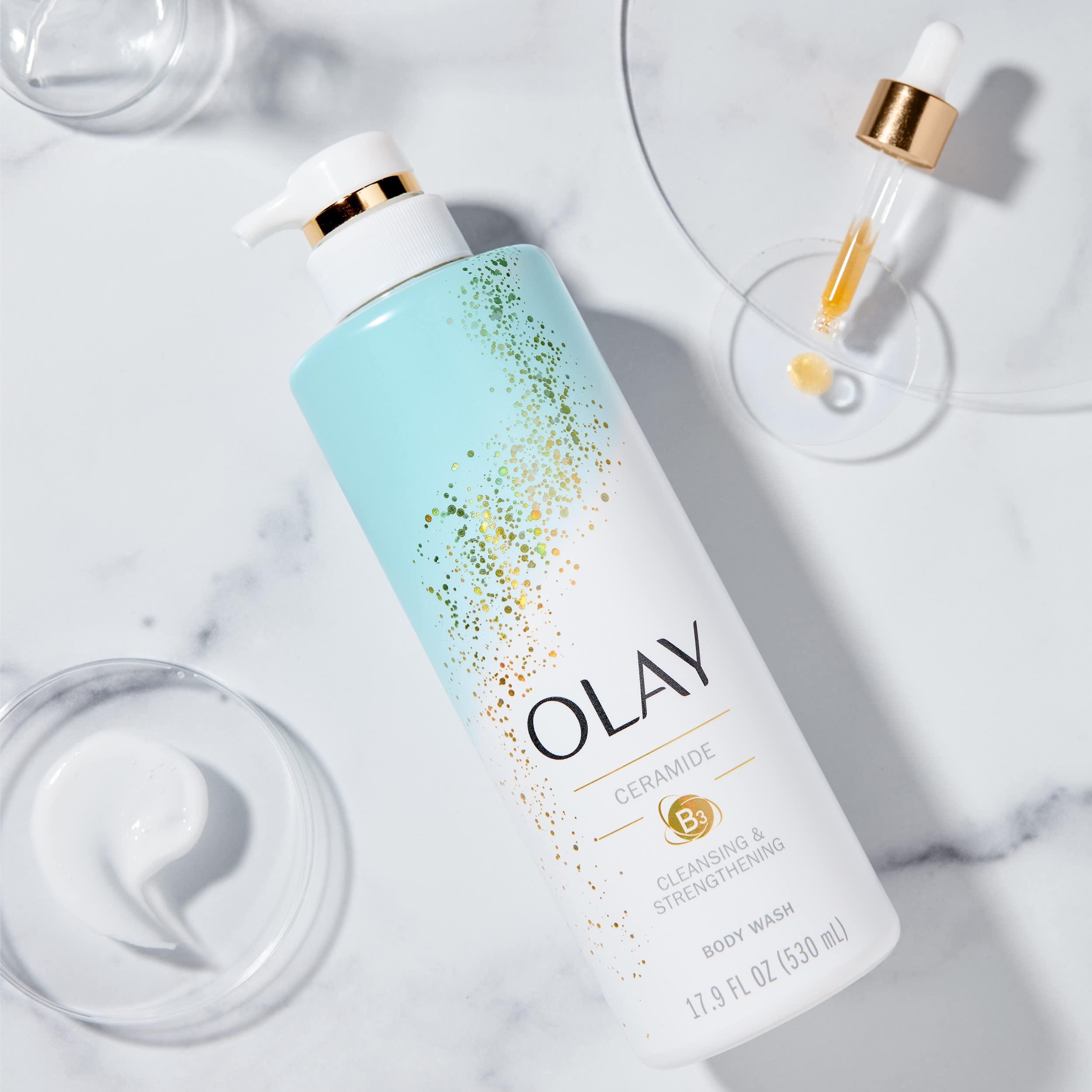 Olay Olay Cleansing & Strengthening Body Wash with Ceramide and Vitamin B3 Complex, 591mL
