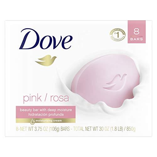 Dove Dove Beauty Bar, Pink 4 oz, 8 Bar