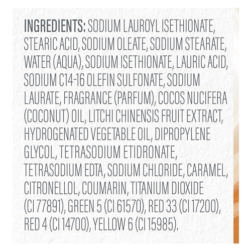 Dove Dove Plant Milk Cleansing Bar Soap Coconut Milk & Sugar Lychee Smooth Revitalizer 4 Count for Moisturized Skin Gentle Cleanser, No Sulfate Cleansers or Parabens, 98% Biodegradable Formula 5 oz