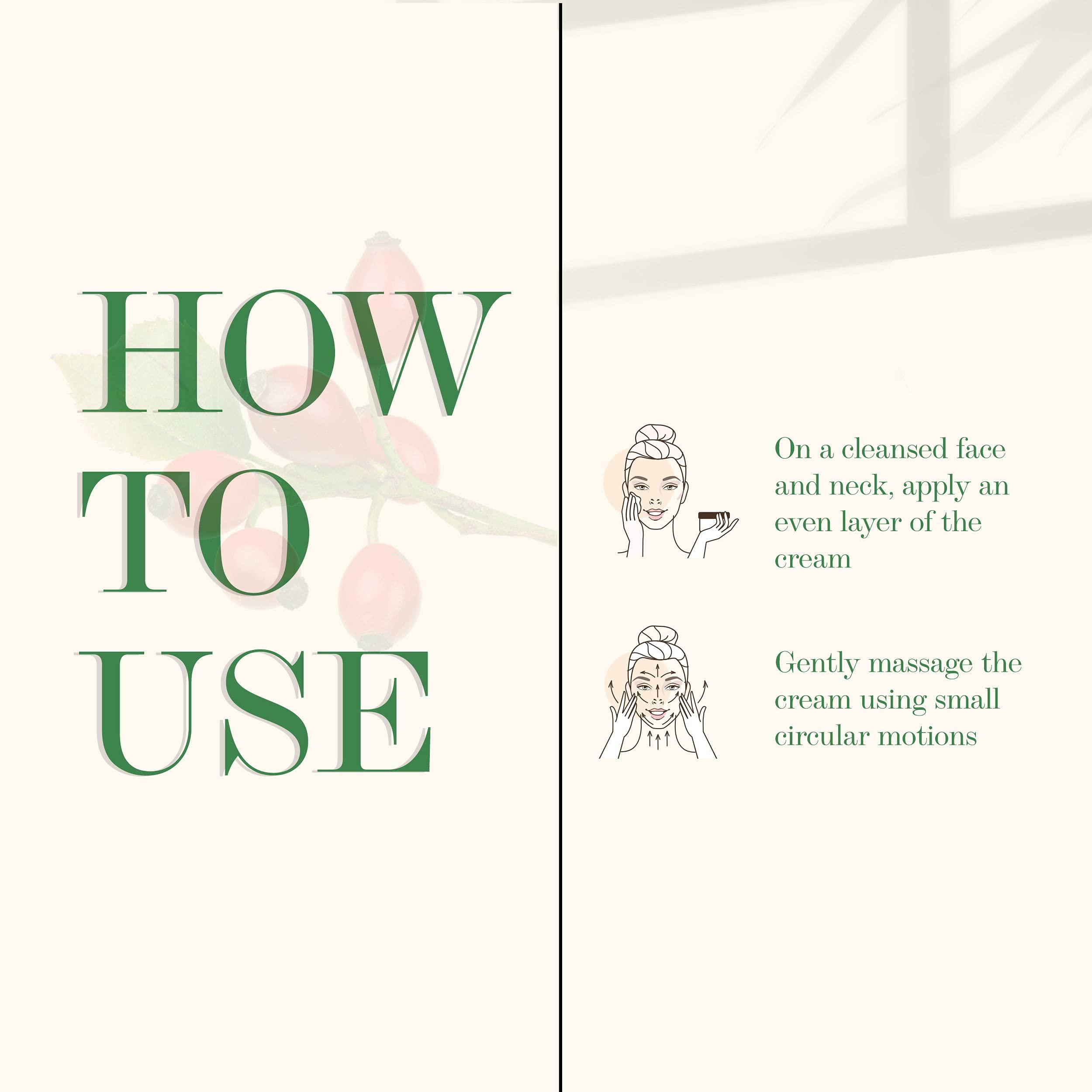 Good Vibes Good Vibes Rosehip Moisture-Rich Face Cream - 100 g - Softening and Nourishing for Dry, Dull and Uneven Skin