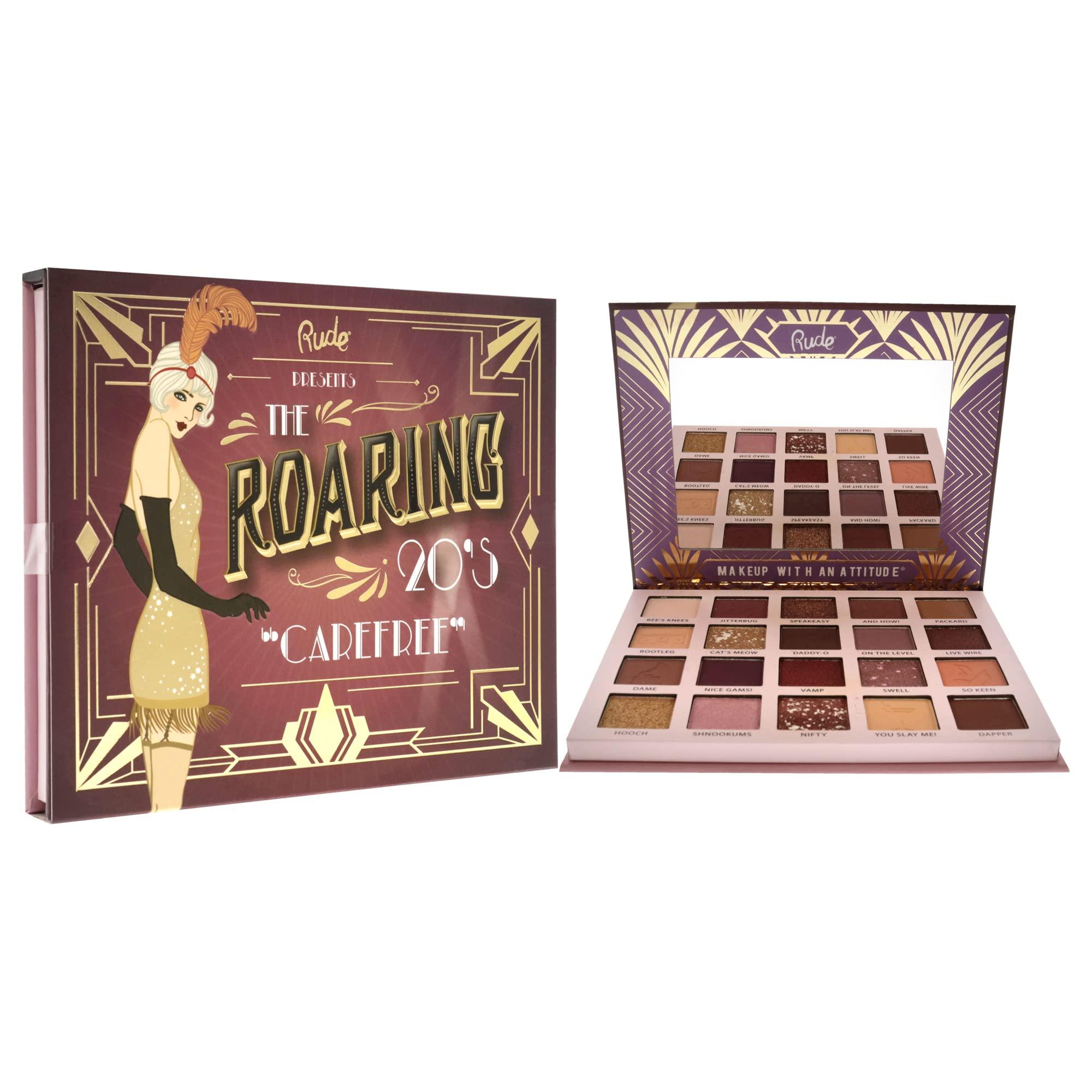 RUDE RUDE - The Roaring 20\'s Eyeshadow Palette - Carefree (Pack of 2)