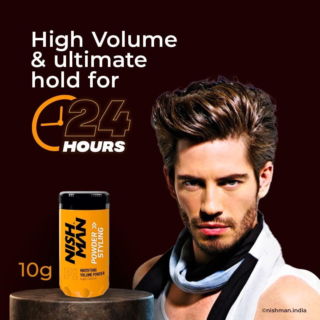 Generic Mattifying Hair Volumizing Powder Wax | Matte Finish | 24 Hrs Strong Hold for Men | Hair Styling Powder Wax | 10 - Gm