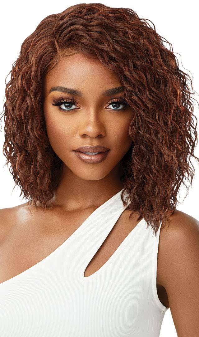 Outre Outre Synthetic Pre-Plucked HD Transparent Lace Front Wig- GRETA (DRCHOCRM)