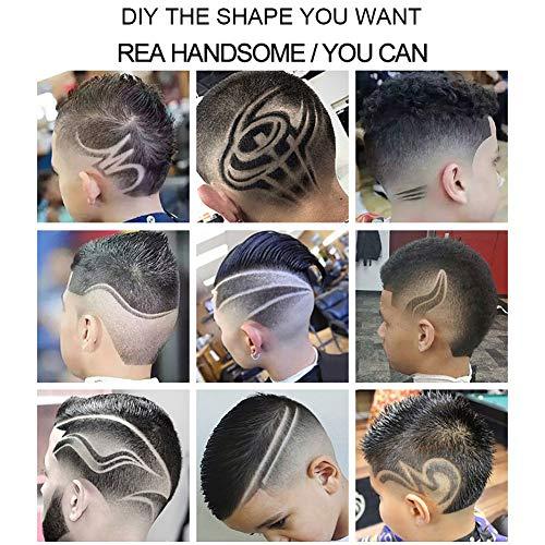 QYY QYY Hair Engraving Pen Shaver, Professional Rechargeable Hair Trimmer Clipper, Stainless Steel Lettering Clipper Styling Tools for Hair/Eyebrows/Beards