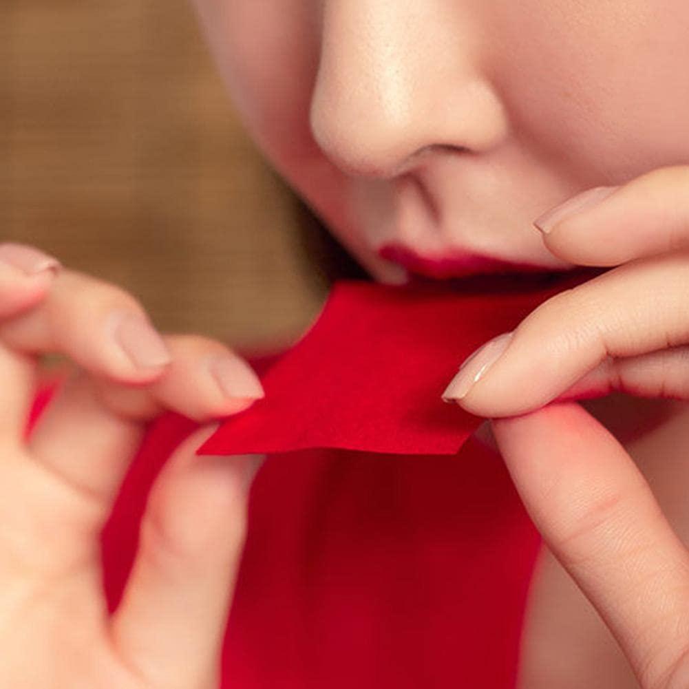 Generic Lipstick Paper,Old Mystery Point Lipstick Paper Biting Lip Makeup Ancient Chinese Makeup Rouge Paper,Chinese Lipstick Paper