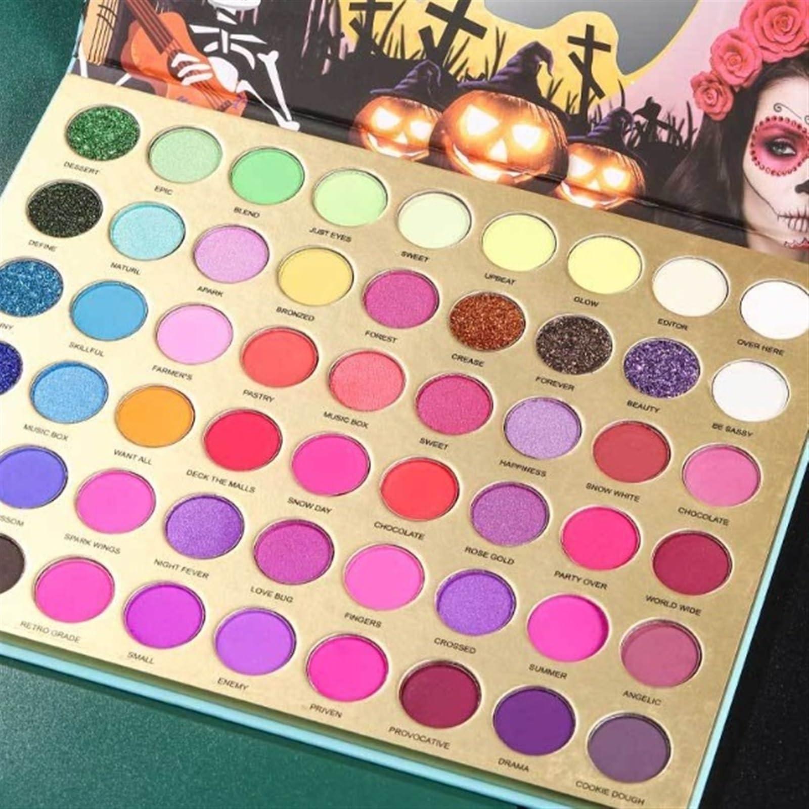 XJLRRTEE-888 Face Painting Kit Halloween Makeup Set, Lip Glaze Eye Shadow Contouring Set, Stage Makeup Body Painting