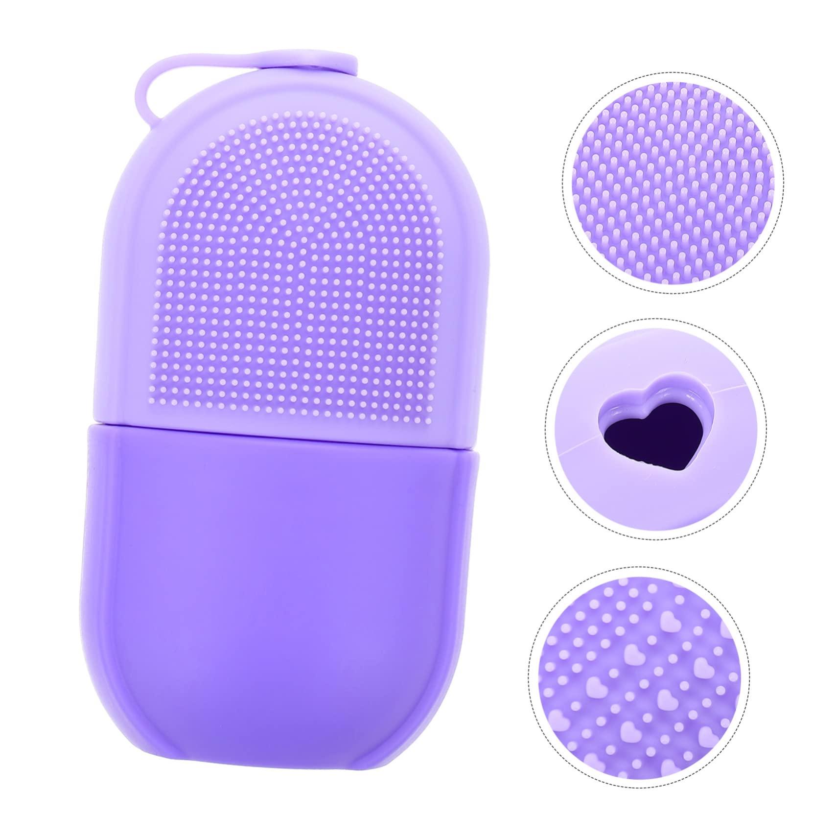 Go Greek Chic Alpha Xi Delta Nylon Makeup Travel Bag, Glitter Greek Letter Patch, Cosmetic Case - Blue -