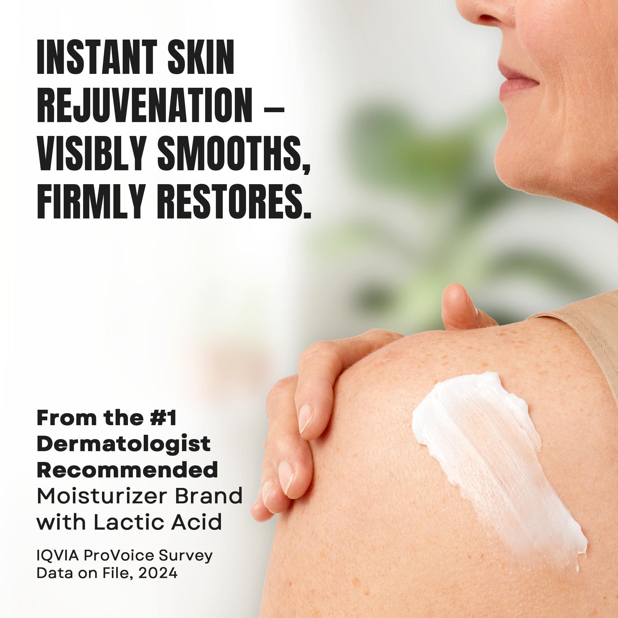 AmLactin AmLactin Crepe Firming Cream - 12 oz Body Cream with 15% Lactic Acid - Exfoliator and Moisturizer for Crepey, Dry Skin