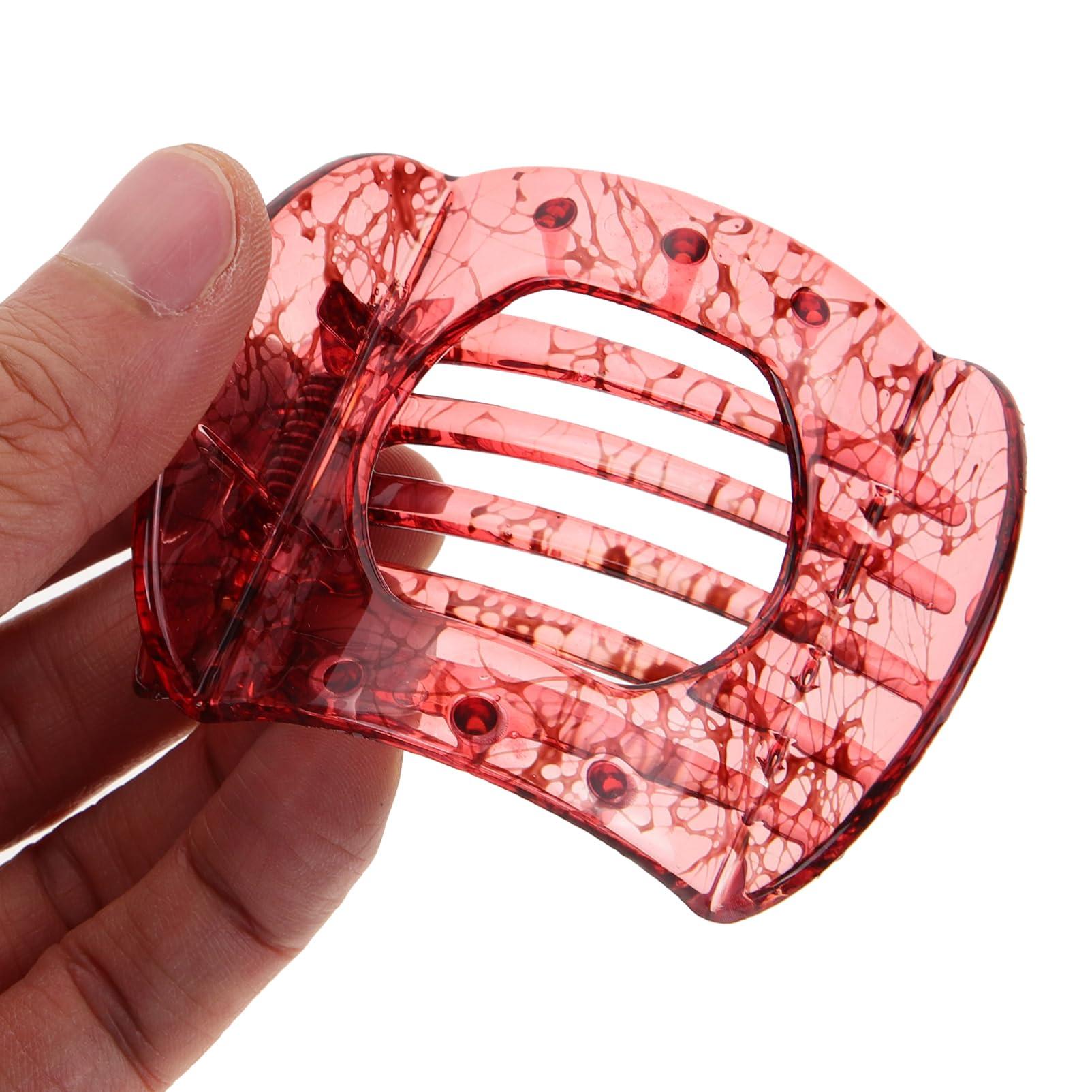 LIFKOME LIFKOME 6Pcs Flat Hair Clips Acrylic flat claw clips Strong Hold Lay Flat Hair Clip Hair Clamps Jaw Clips Hair Accessories for Women Girls