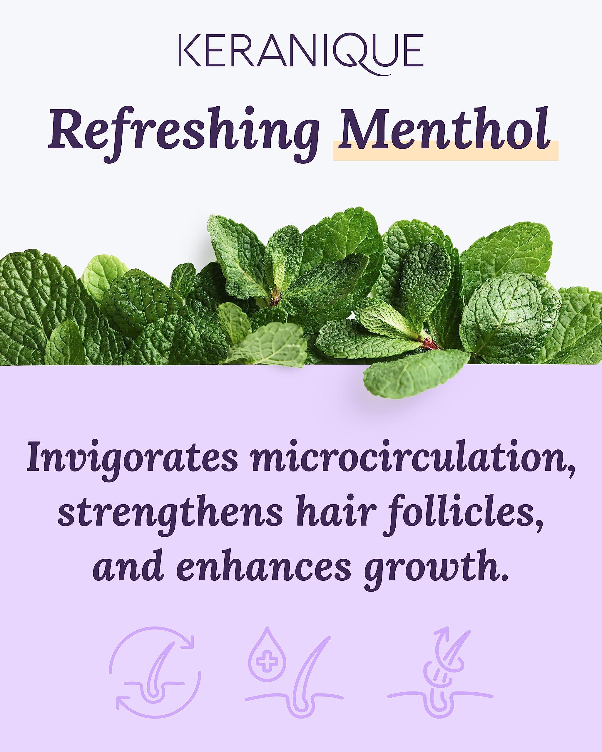 Keranique Keranique Volumizing Keratin Conditioner for Thinning Hair, Hair Regrowth | Keratin Amino Complex, Free of Sulfates, Dyes and Parabens, 8 Fl Oz