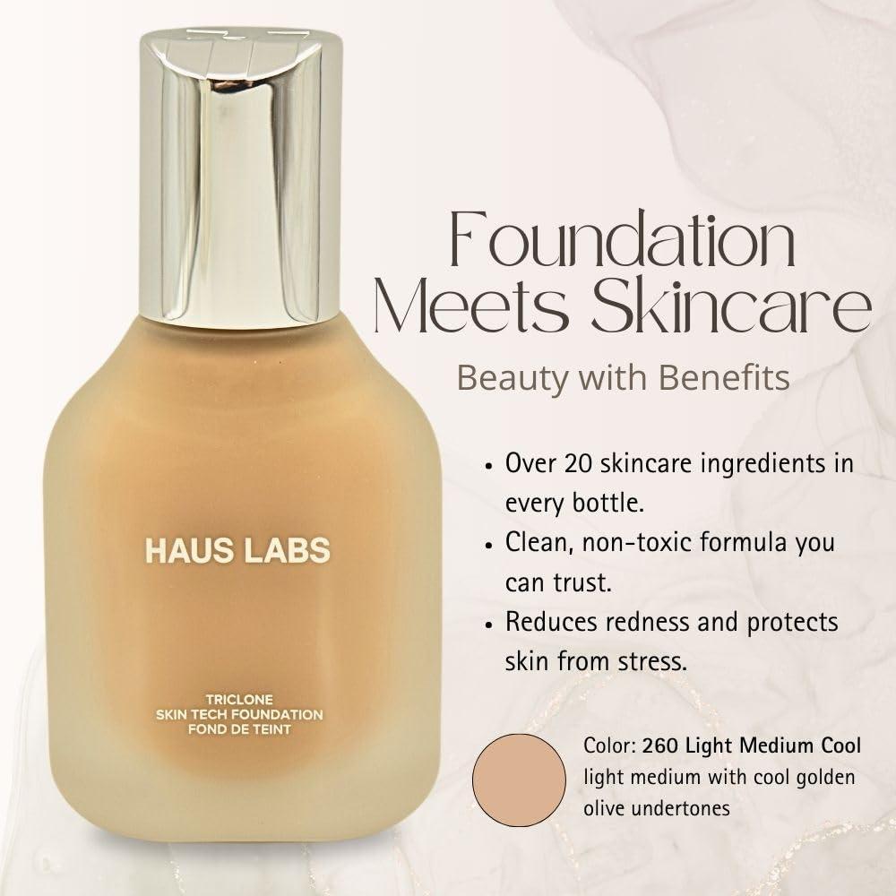 Haus Laboratories Haus Labs Triclone Skin Tech Foundation - 260 Light Medium Cool