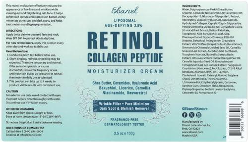 Ebanel Ebanel Bundle of 40% Urea Cream 4.6 Oz, and 2.5% Retinol Moisturizer