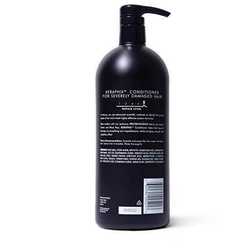 Nexxus Nexxus Conditioner for Damaged Hair Keraphix with ProteinFusion Silicone-Free Conditioner with Keratin Protein and Black Rice 33.8 oz