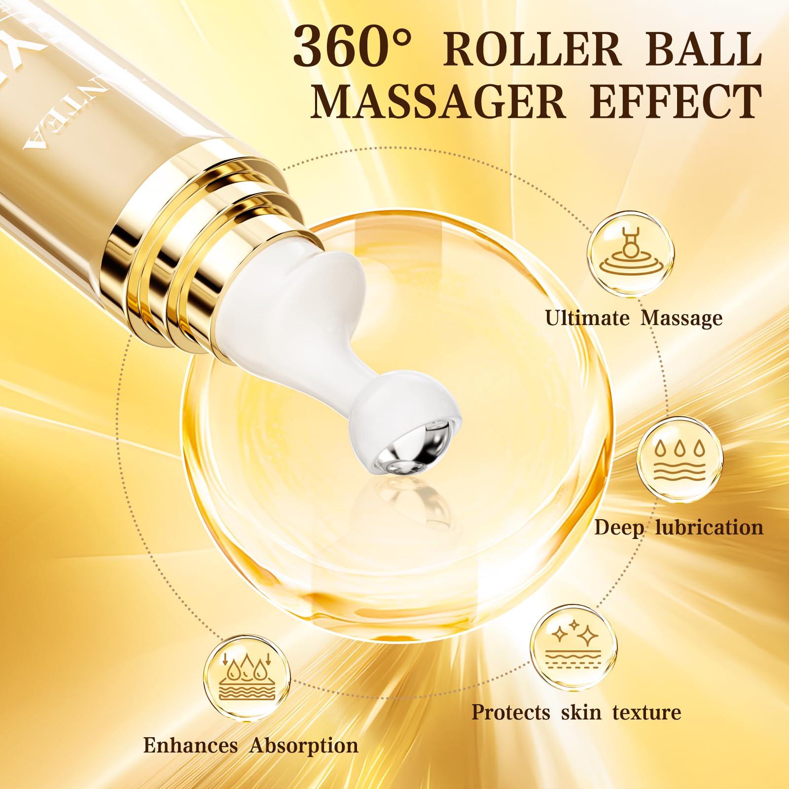 Tantea 6% Caffeine Eye Cream for Puffy Eyes & Dark Circles, 1% Retinol Eye Serum for Under Eye Bags, Anti-Aging Eye Treatment for Men and Women