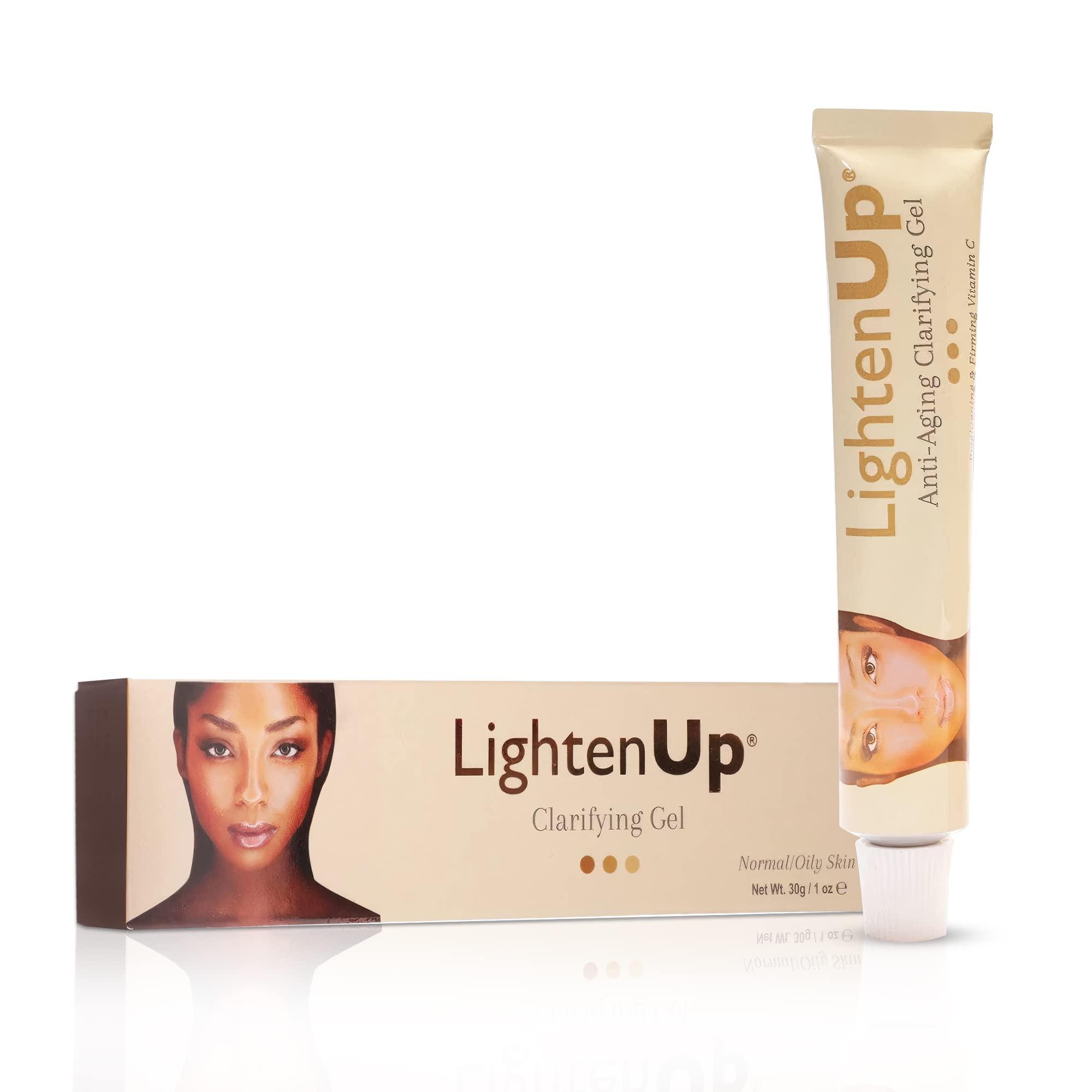 OMIC Lighten-Up LightenUp Anti-Aging Skin Brightening Gel - 1 Fl oz / 30ml | Anti-Aging Cream, with Alpha Arbutin , Argan Oil, Vitamin C