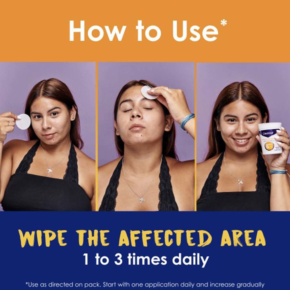 Clearasil Clearasil Ultra 5 in 1 Acne Face Wash Pads, 90 Count (Pack of 2)