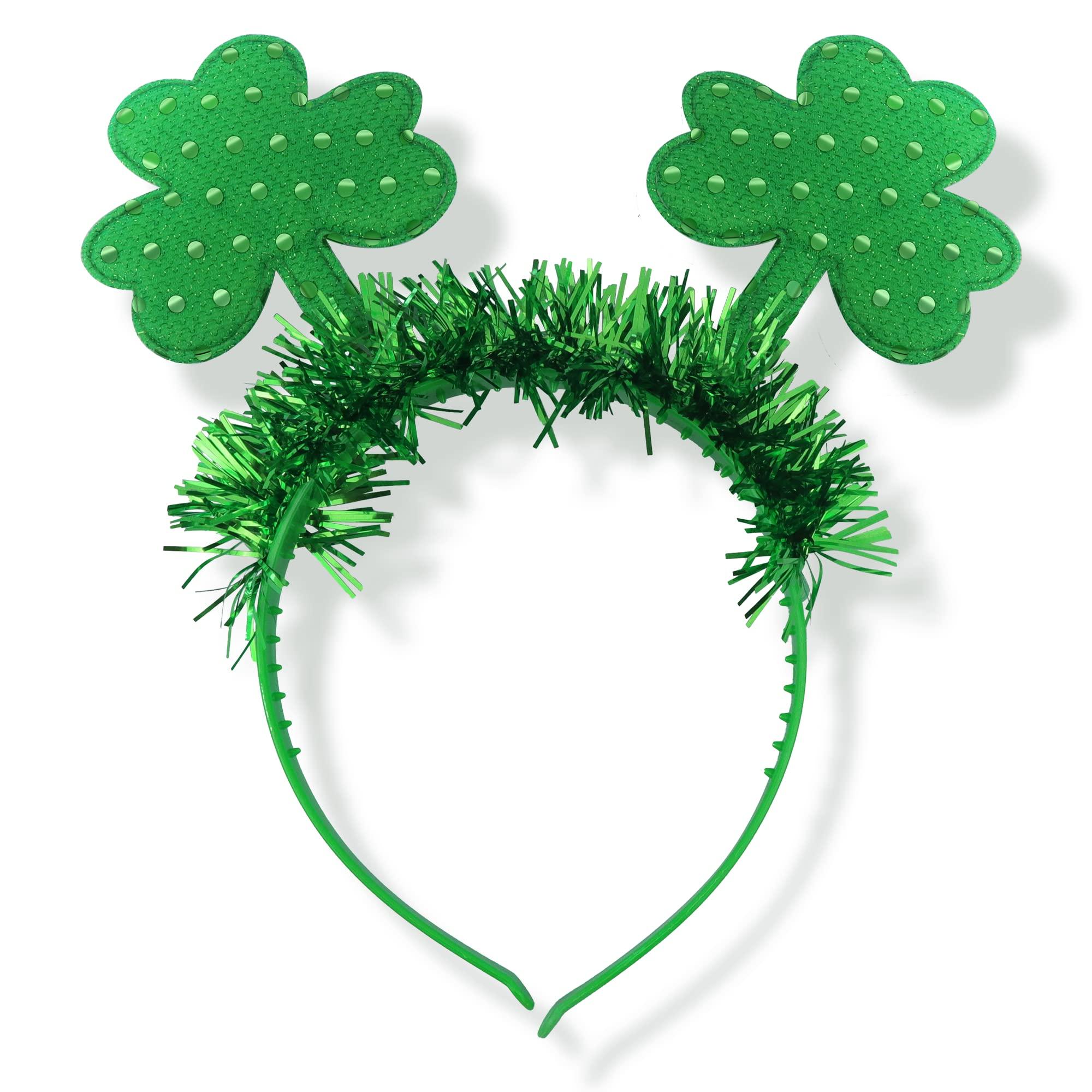 MDDRUIQI St Patrick's Day Tattoos with Headband