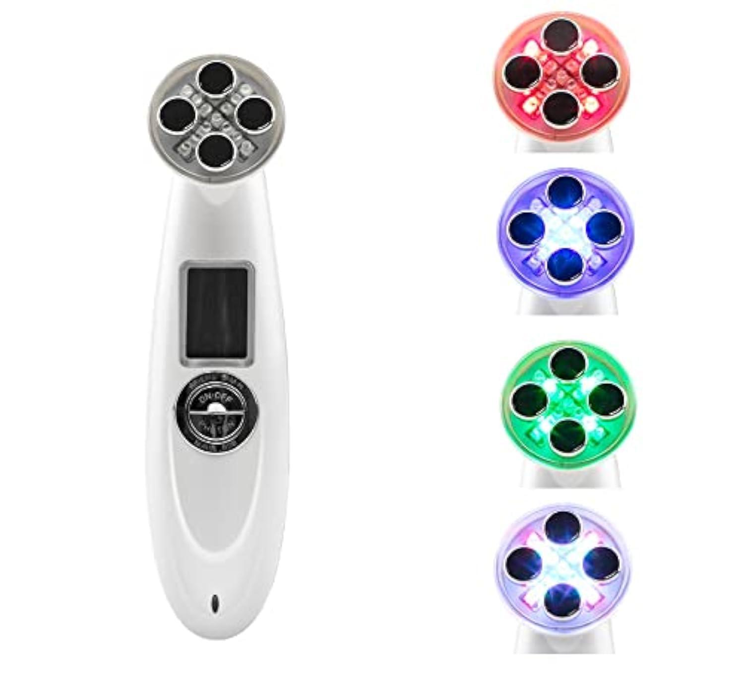 NORLANYA BEAUTY EQUIPMENT NORLANYA Facial Skin Care Time Master, Face Toning, Face Lift Device 5 Colors LED Photon Therapy Rechargeable