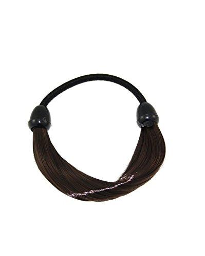 Zac's Alter Ego® Zac's Alter Ego Pair Of Synthetic Hair Elastic/Ties Elasticated Brown